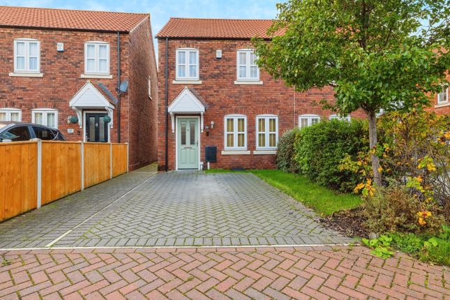 Thumbnail Semi-detached house for sale in Pitsford Close, Waddington, Lincoln