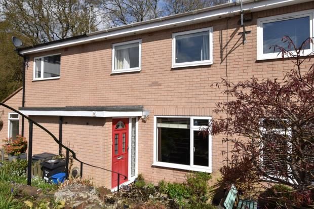 Terraced house for sale in Woodfield Close, Exmouth, Devon