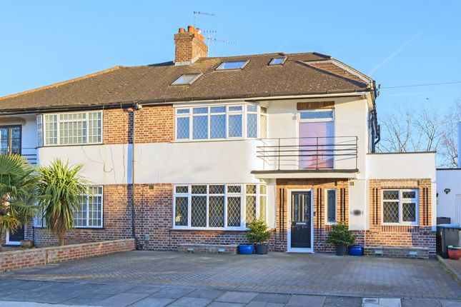 Thumbnail Semi-detached house for sale in Chalkwell Park Avenue, Enfield