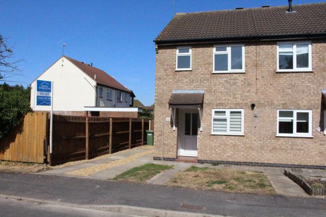 Thumbnail Semi-detached house to rent in The Pastures, Broughton Astley, Leicester