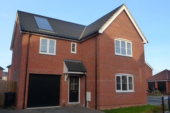 Thumbnail Detached house to rent in Friesian Close, Beck Row, Bury St. Edmunds