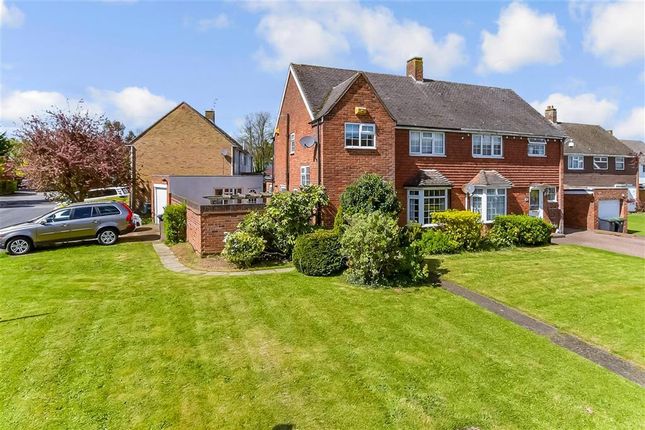 Thumbnail Semi-detached house for sale in Maple Close, Larkfield, Aylesford, Kent