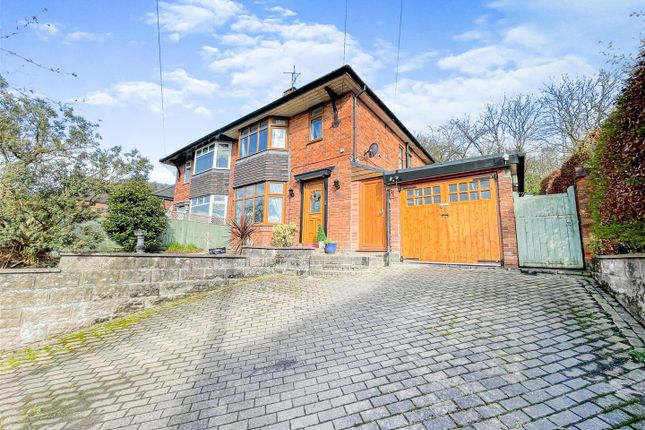 Thumbnail Semi-detached house for sale in Windsor Drive, Leek, Staffordshire