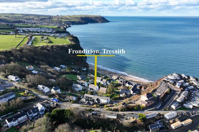 Semi-detached house for sale in Frondirion, Tresaith, Cardigan
