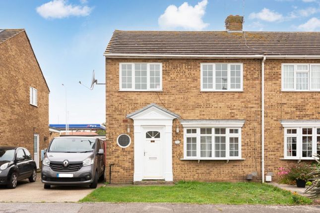 Thumbnail Semi-detached house for sale in Weatherly Drive, Broadstairs