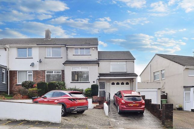 Semi-detached house for sale in Treveneague Gardens, Plymouth