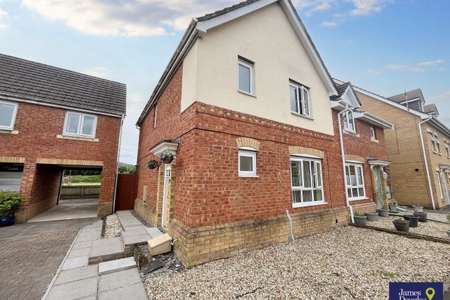 Thumbnail Semi-detached house for sale in Small Meadow Court, Park View, Caerphilly