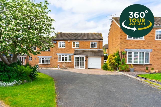 Thumbnail Detached house for sale in Ledbury Close, Oadby, Leicester
