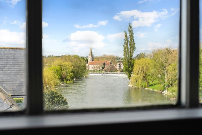 View To The Church And Weir