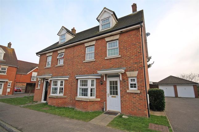 Thumbnail Semi-detached house to rent in Larch Close, Hersden, Canterbury