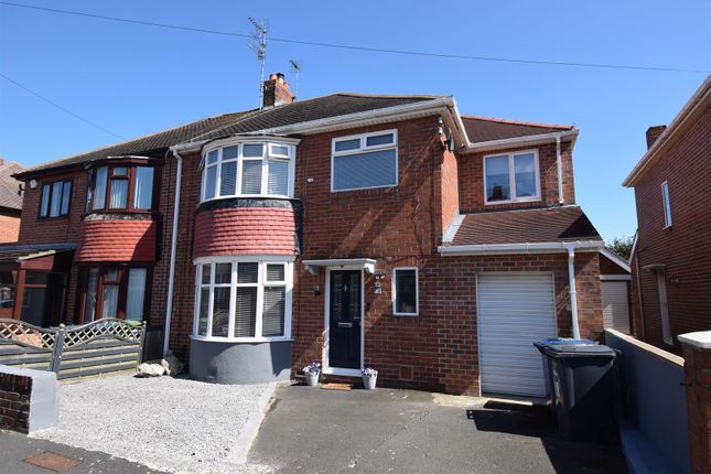 Thumbnail Semi-detached house for sale in Nelson Avenue, South Shields