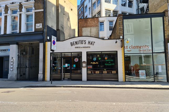 Restaurant/cafe to let in 12-14 St John Street, London