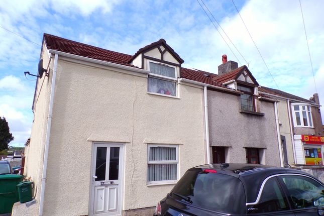 Thumbnail End terrace house to rent in Middle Road, Swansea