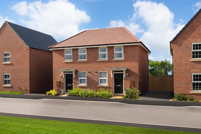 Thumbnail Semi-detached house for sale in "Wilford" at Inkersall Road, Staveley, Chesterfield
