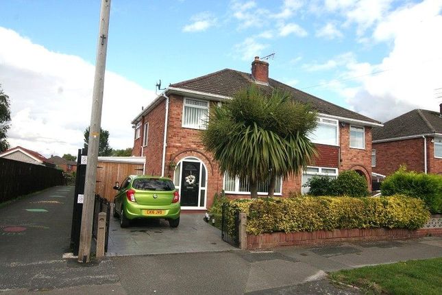 Thumbnail Semi-detached house for sale in Elm Grove, Whitby, Ellesmere Port, Cheshire.