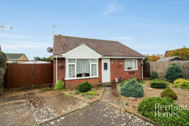 Thumbnail Bungalow for sale in Flowerday Close, Hopton, Great Yarmouth