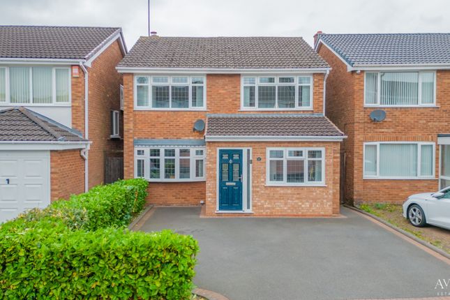 Thumbnail Detached house for sale in Launceston Close, Walsall, West Midlands