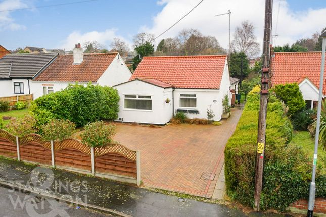 Thumbnail Detached bungalow for sale in Kabin Road, Costessey, Norwich