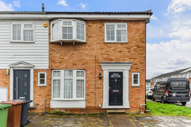 Thumbnail End terrace house to rent in Oakfield Court, Whitehouse Avenue, Borehamwood