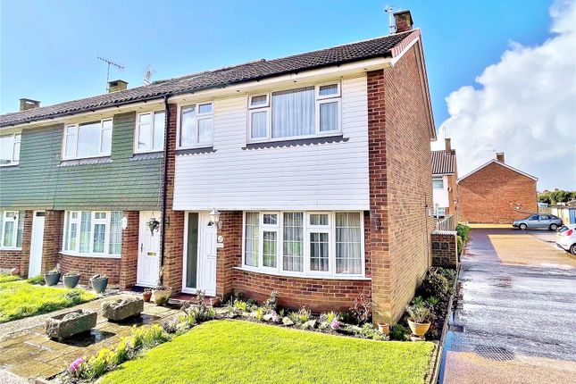 Thumbnail End terrace house for sale in Pilgrims Close, Worthing, West Sussex