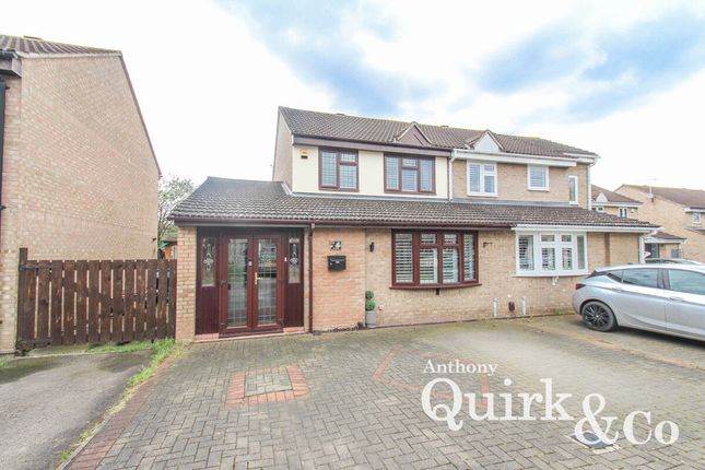 Thumbnail Semi-detached house for sale in Robinson Close, Hornchurch