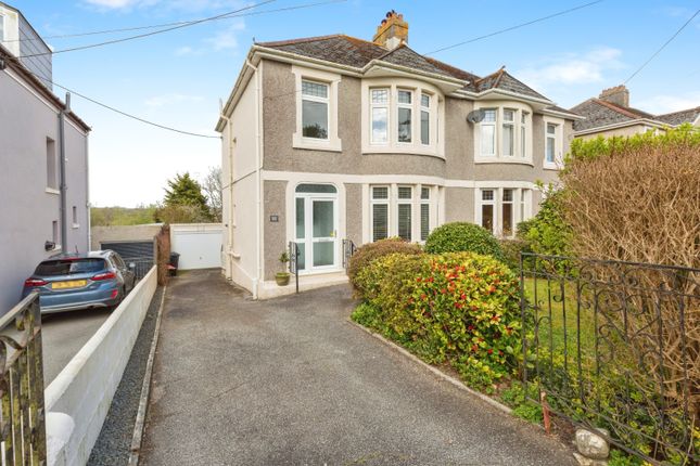 Semi-detached house for sale in Porthpean Road, St. Austell, Cornwall