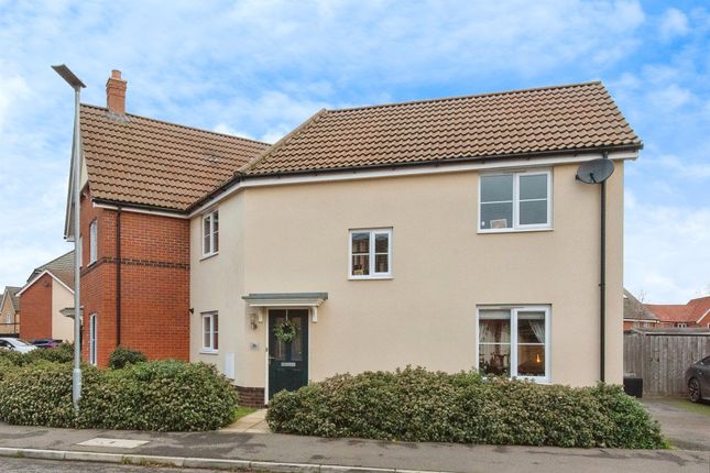 Thumbnail End terrace house for sale in Hall Lane, Elmswell, Bury St. Edmunds