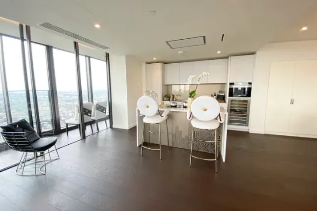 2-bed flat on DAMAC Tower, New Bondway, London, £1,255,000