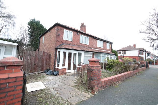 Thumbnail Semi-detached house to rent in Manley Road, Chorlton Cum Hardy, Manchester