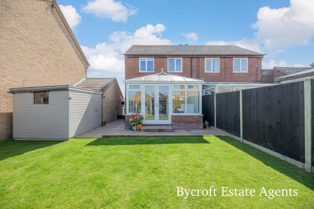 Semi-detached house for sale in Charles Burton Close, Caister-On-Sea, Great Yarmouth