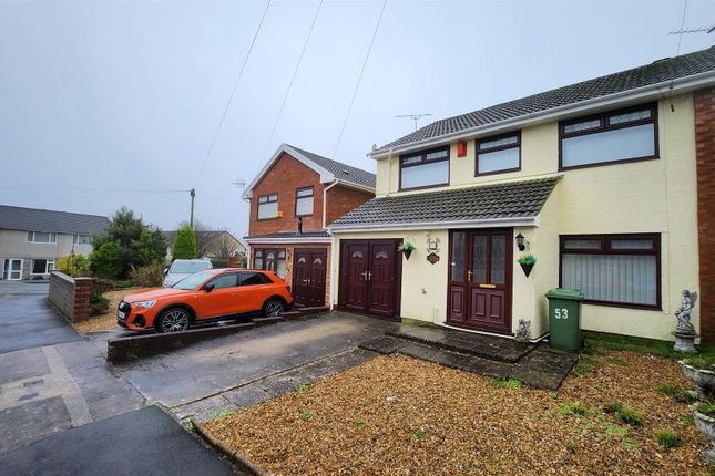 Semi-detached house for sale in Milton Close, Beddau, Pontypridd