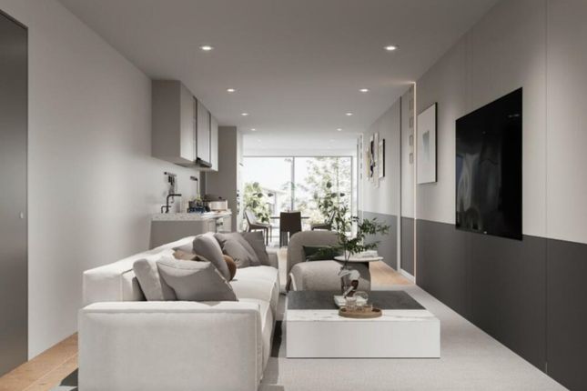 A Spacious And Stylish Modern Living Room Filled W...