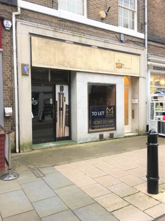 Retail premises to let in South Terrace, Dorchester