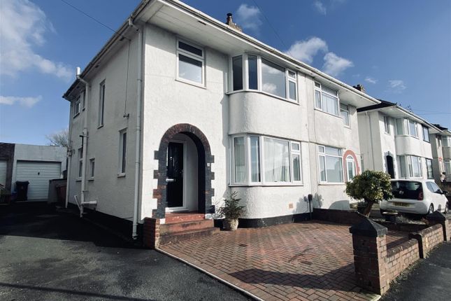 Thumbnail Semi-detached house for sale in Woodford Avenue, Plympton, Plymouth
