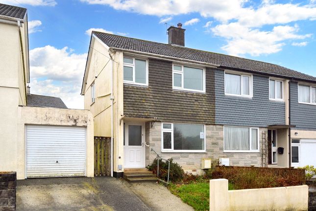 Semi-detached house for sale in Pencreber Road, Horrabridge, Yelverton, Devon