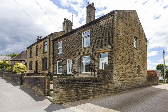 Thumbnail End terrace house for sale in Halifax Road, Hove Edge, Brighouse