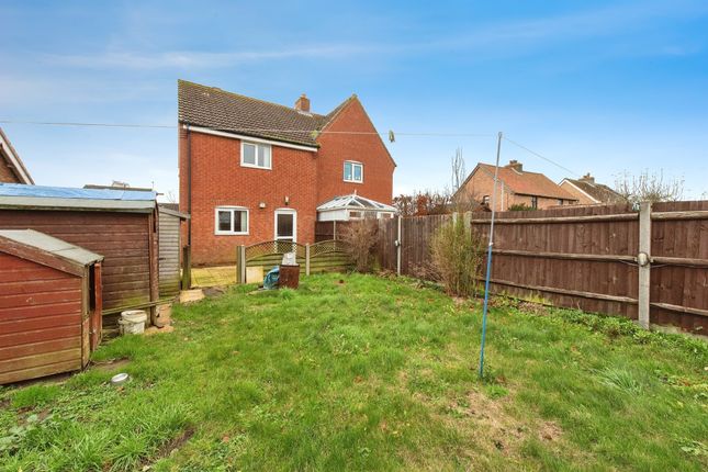 Semi-detached house for sale in Church Road, Old Newton, Stowmarket