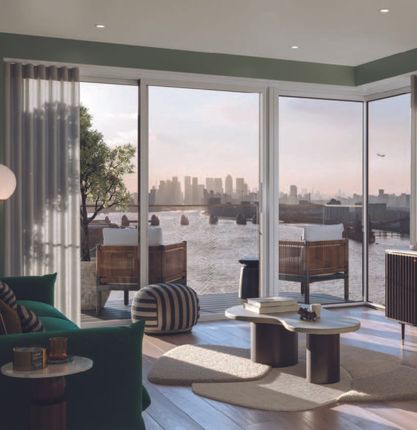 1-bed flat on Royal Arsenal Riverside, Lantern Wharf at West Quay, London, £453,900