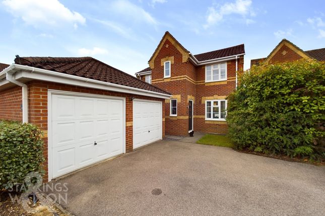 Thumbnail Detached house to rent in Newcastle Close, Dussindale, Norwich