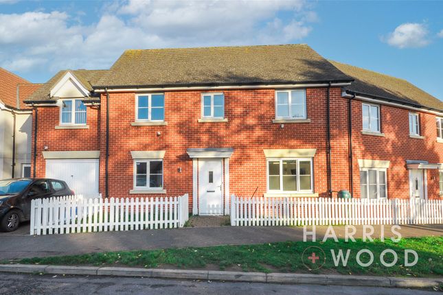 Thumbnail Terraced house for sale in Crown Field Road, Glemsford, Sudbury, Suffolk