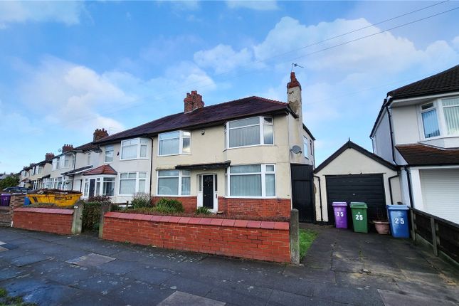 Semi-detached house for sale in Eaton Road, West Derby, Liverpool