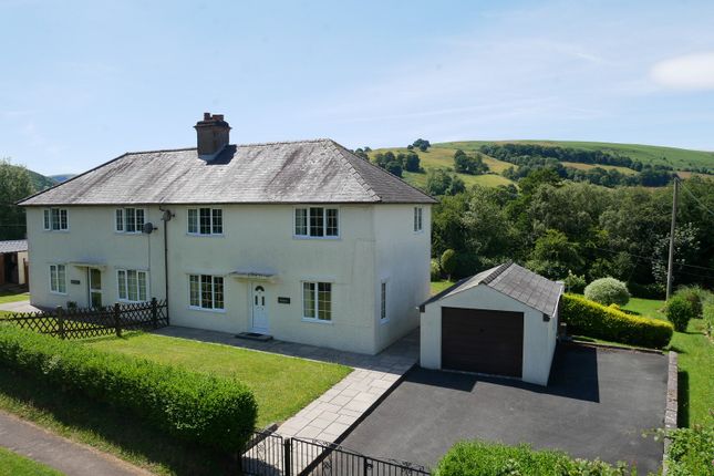 Semi-detached house for sale in Defynnog Road, Sennybridge, Brecon, Powys.