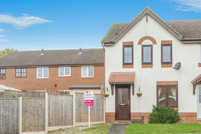 Thumbnail Semi-detached house for sale in Roundway Down, Thorpe St. Andrew, Norwich