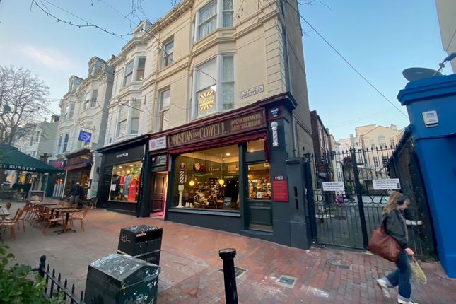Retail premises to let in Duke Street, Brighton
