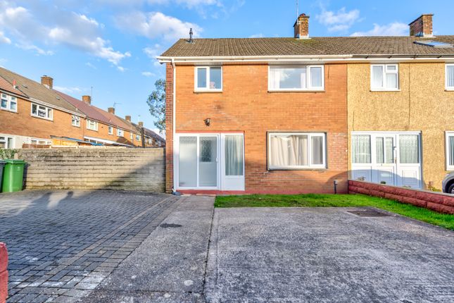 End terrace house for sale in Honiton Road, Llanrumney, Cardiff.