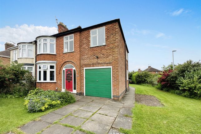 Semi-detached house for sale in Kings Drive, Leicester Forest East, Leicester