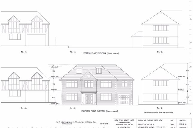 Land for sale in Manor Road, Chigwell, Essex