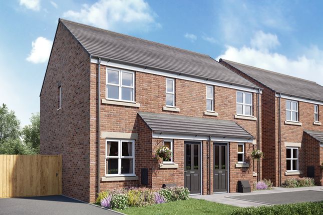 Thumbnail Semi-detached house for sale in "The Alnwick" at Wetland Way, Whittlesey, Peterborough