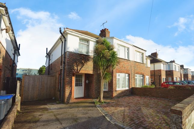 Thumbnail Semi-detached house for sale in Garrick Road, Worthing, West Sussex
