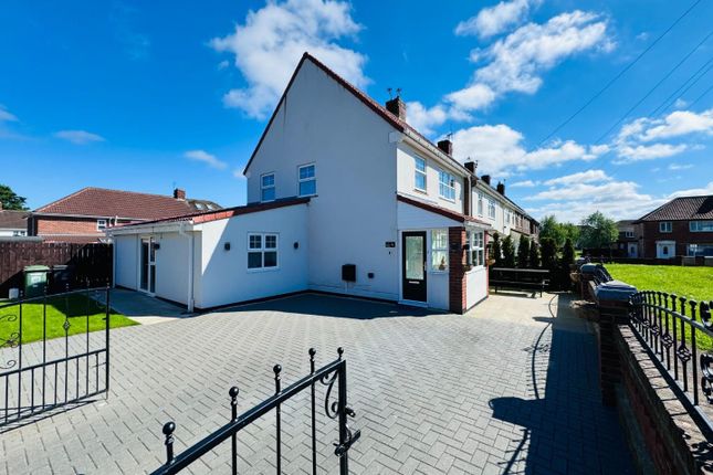 Thumbnail End terrace house for sale in Shelley Grove, Hartlepool